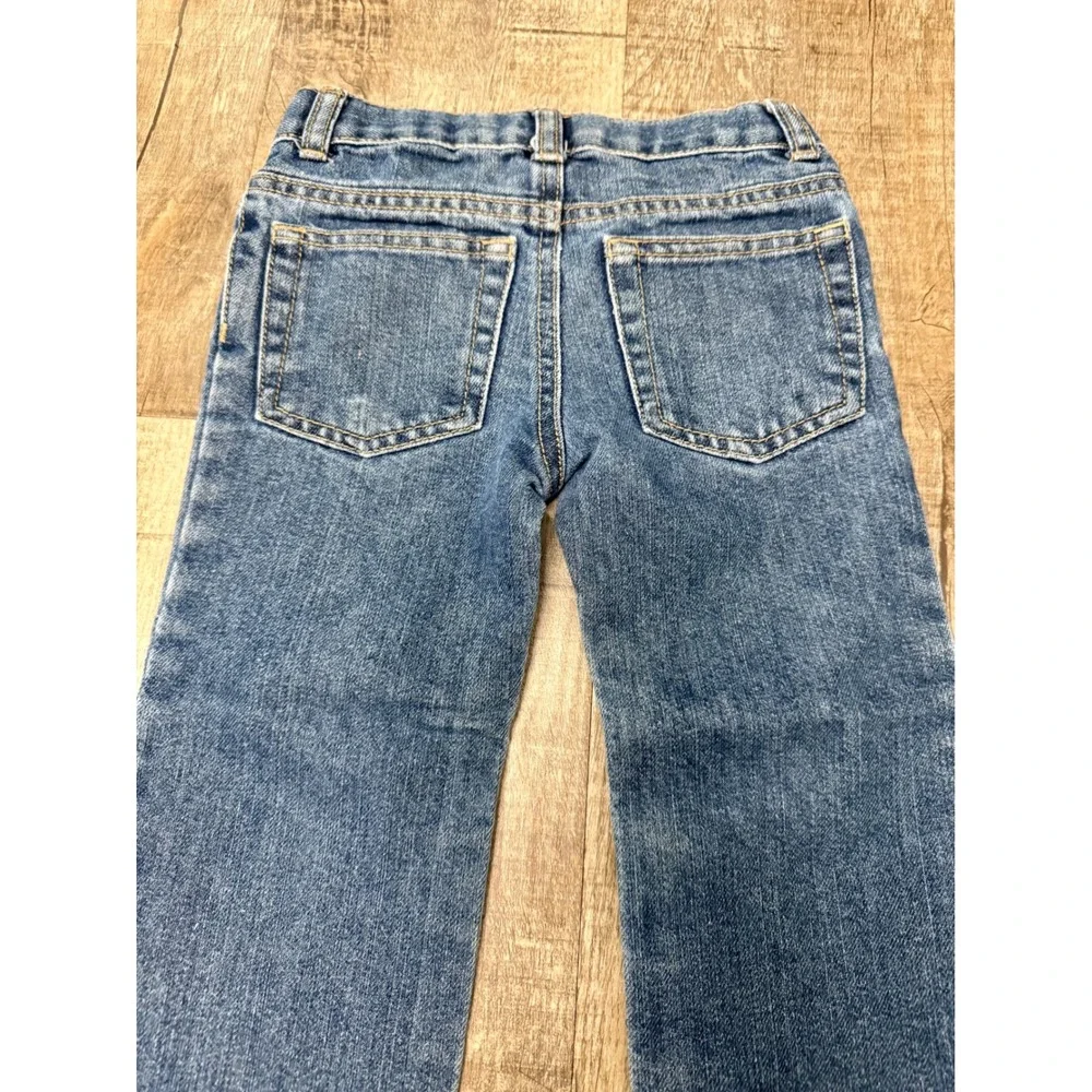 Gymboree Boys Straight Leg Jeans Medium Wash Adjustable Waist RN70530 Size‎ 4T
